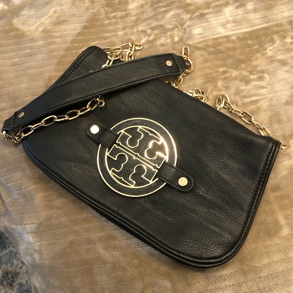 Tory Burch Leather Chain Crossbody